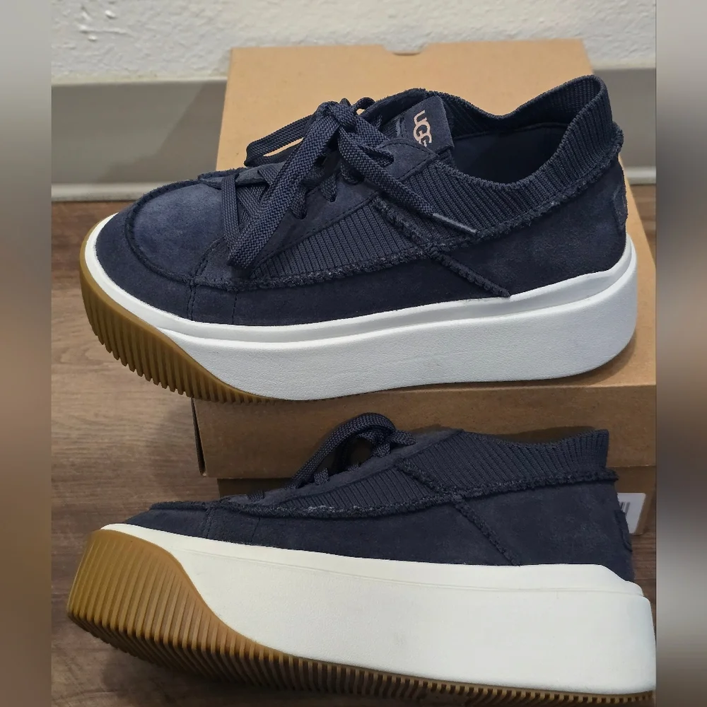 UGG EZ-Duzzit Platform Sneakers - Eve Blue Sold Out Color - Picture 9 of 12